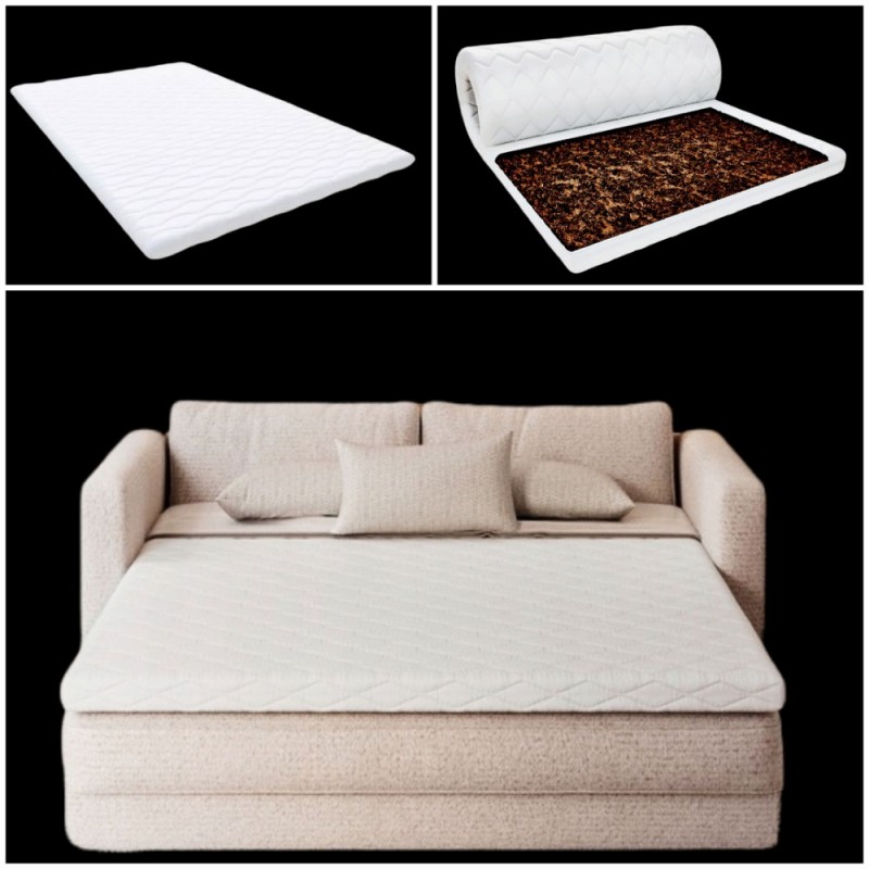 Materac nawierzchniowy Kokosowy Topper H4