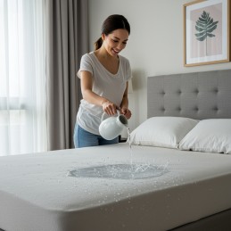 Prześcieradło nieprzemakalne 160x200 na materac z gumką