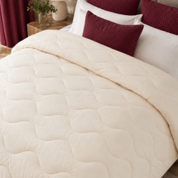 Kołdra z wełną owczą 180x200 ecru — wsad 2,5 kg