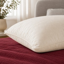 Poduszka do spania 50x70 z puchem i pierzem | 100% bawełna