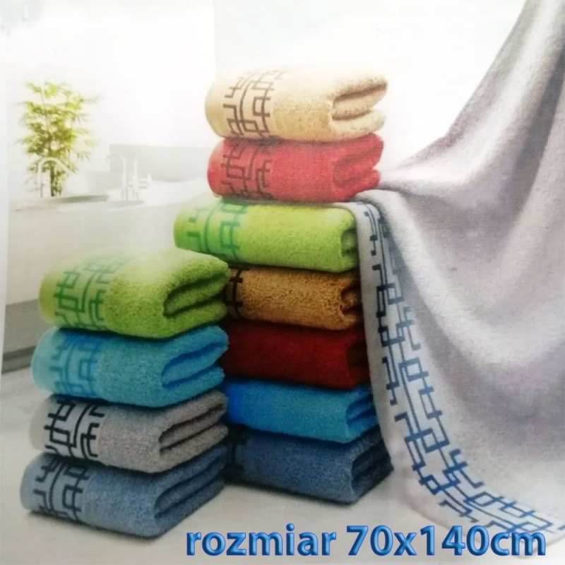 Ręcznik frotte 70x140 100% bawełniany wz1