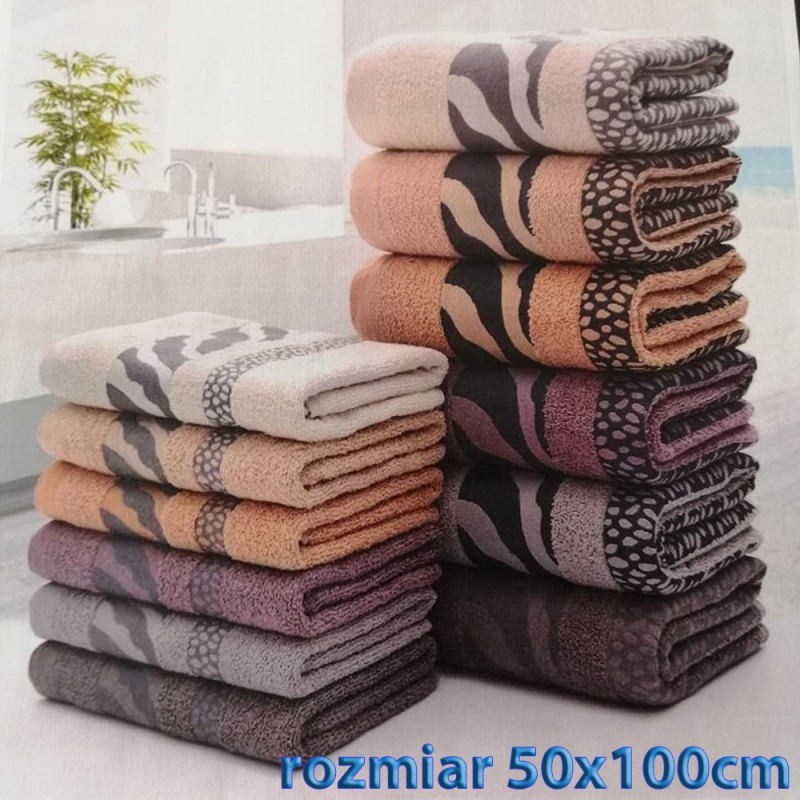 Ręcznik frotte 50x100 100% bawełniany wz2