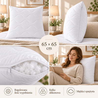 Poduszka 65x65 z zamkiem — zdjęcie produktu 2